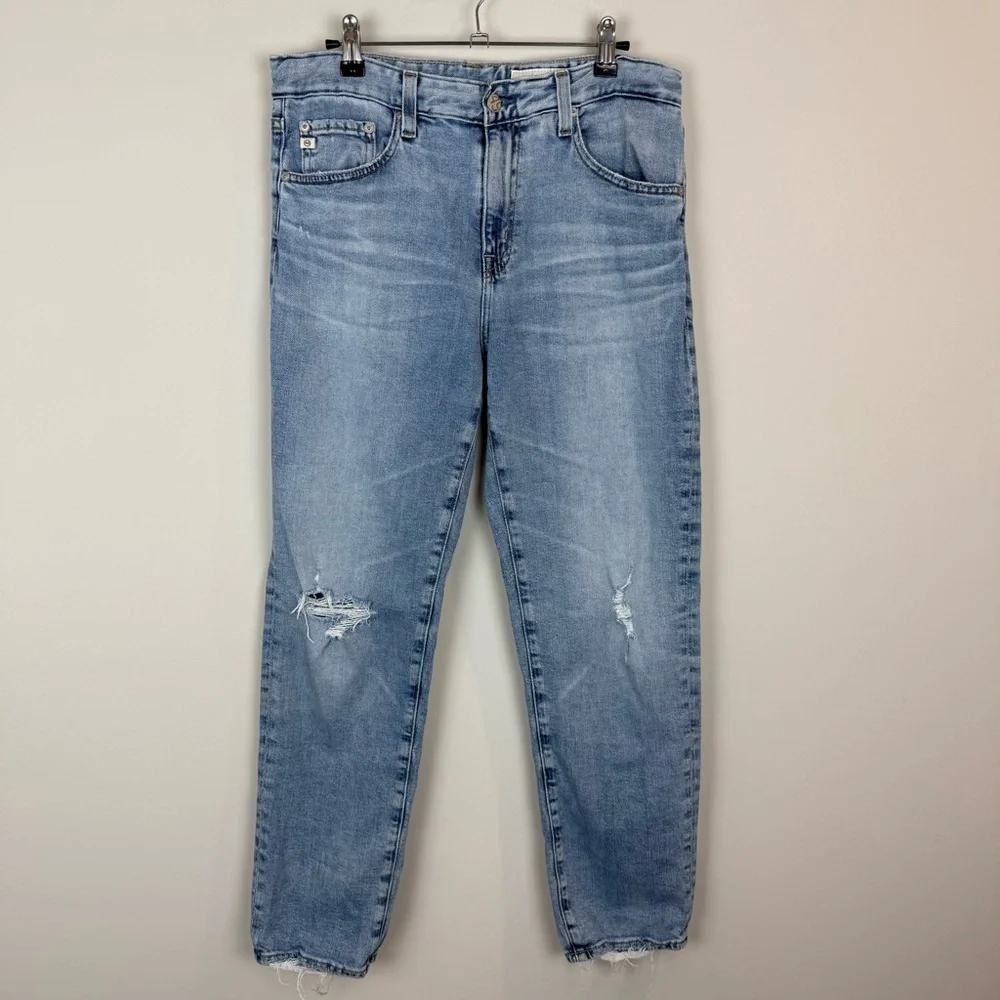 AG Adriano Goldschmied Ex-Boyfriend Slouchy Slim Jeans 20 Years Fossil Sz 29